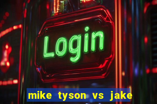 mike tyson vs jake paul assistir online